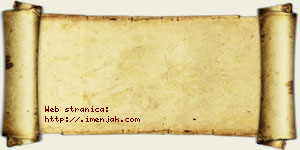 Kristina Čaluković vizit kartica